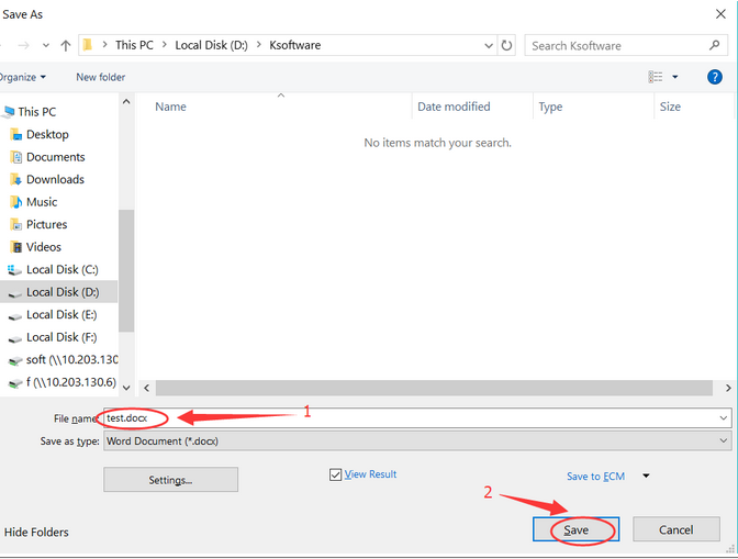 How to export pdf file to word file 