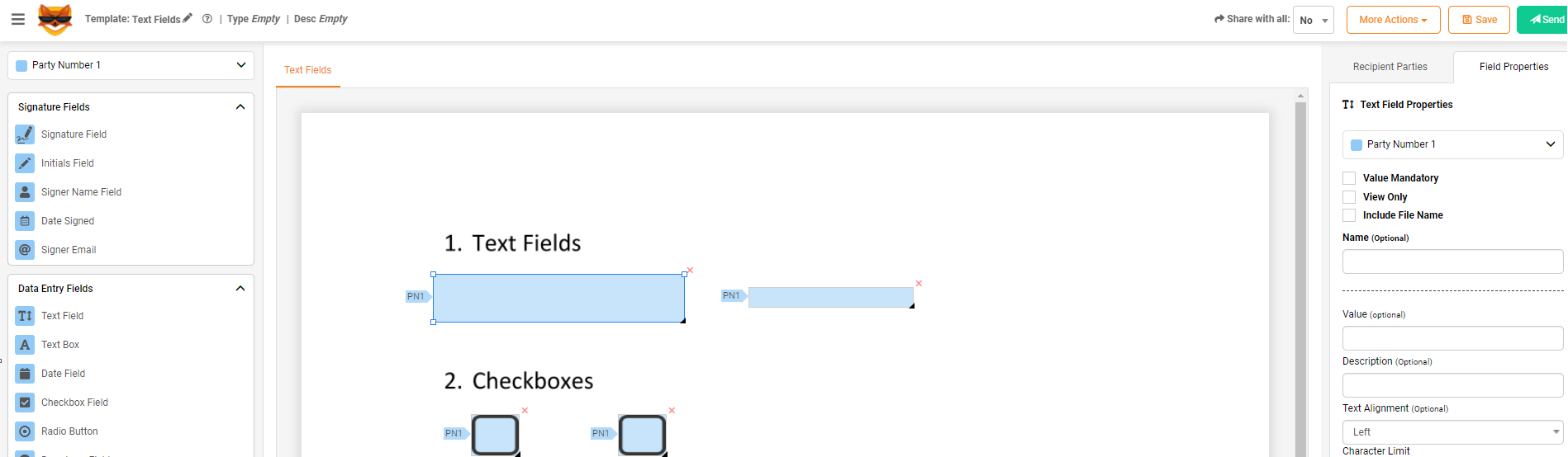 How to Create a new Document by uploading a PDF
