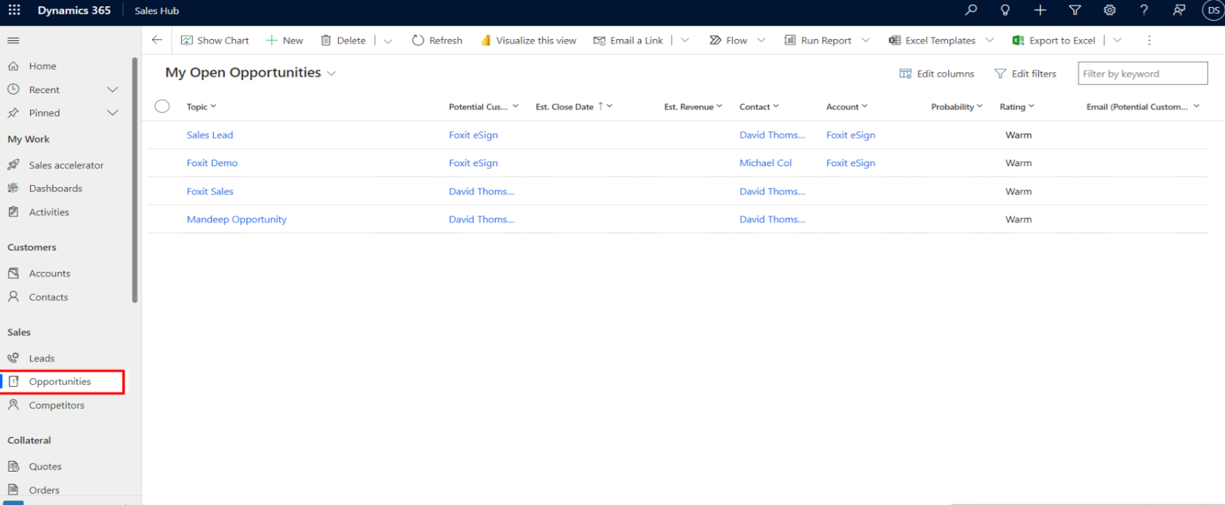Get Started Foxit eSign for Microsoft Dynamics 365