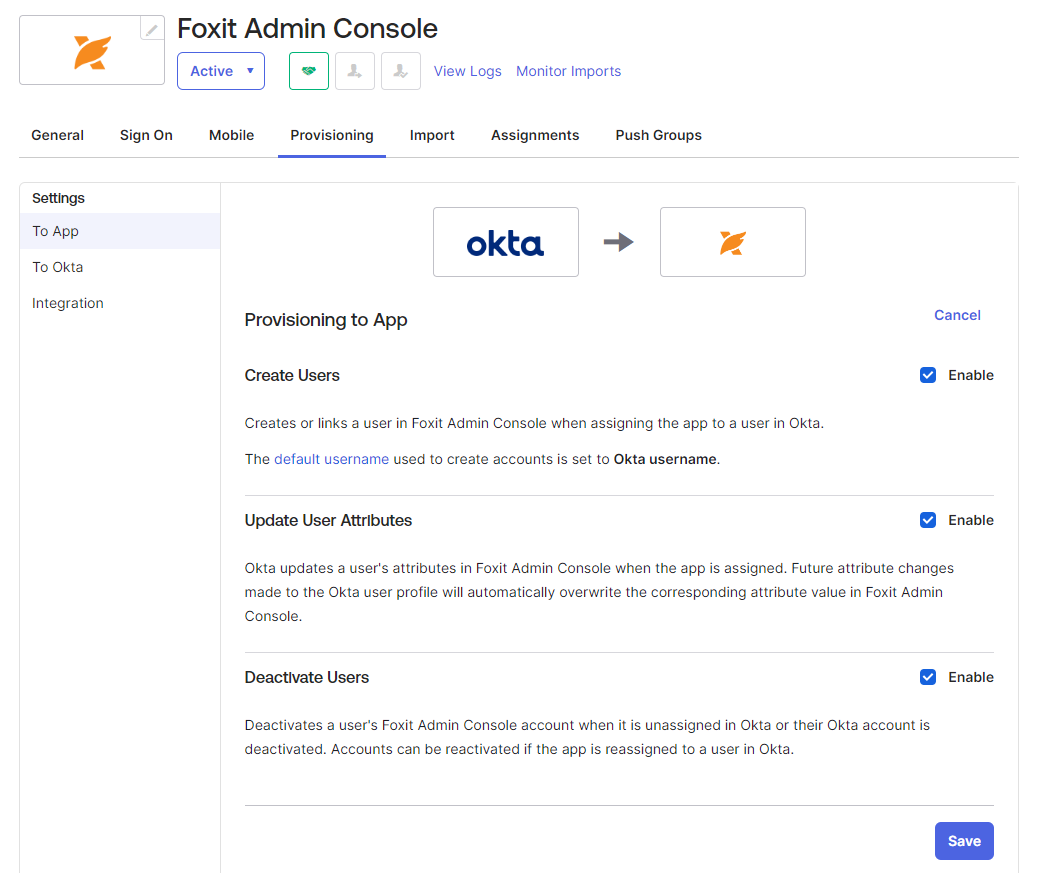 Okta Automatic License Provisioning
