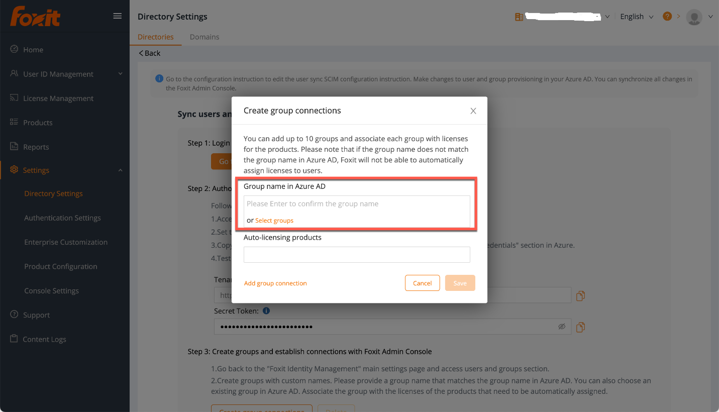 Entra ID SSO/SAML and Automatic License Provisioning (formerly Azure)