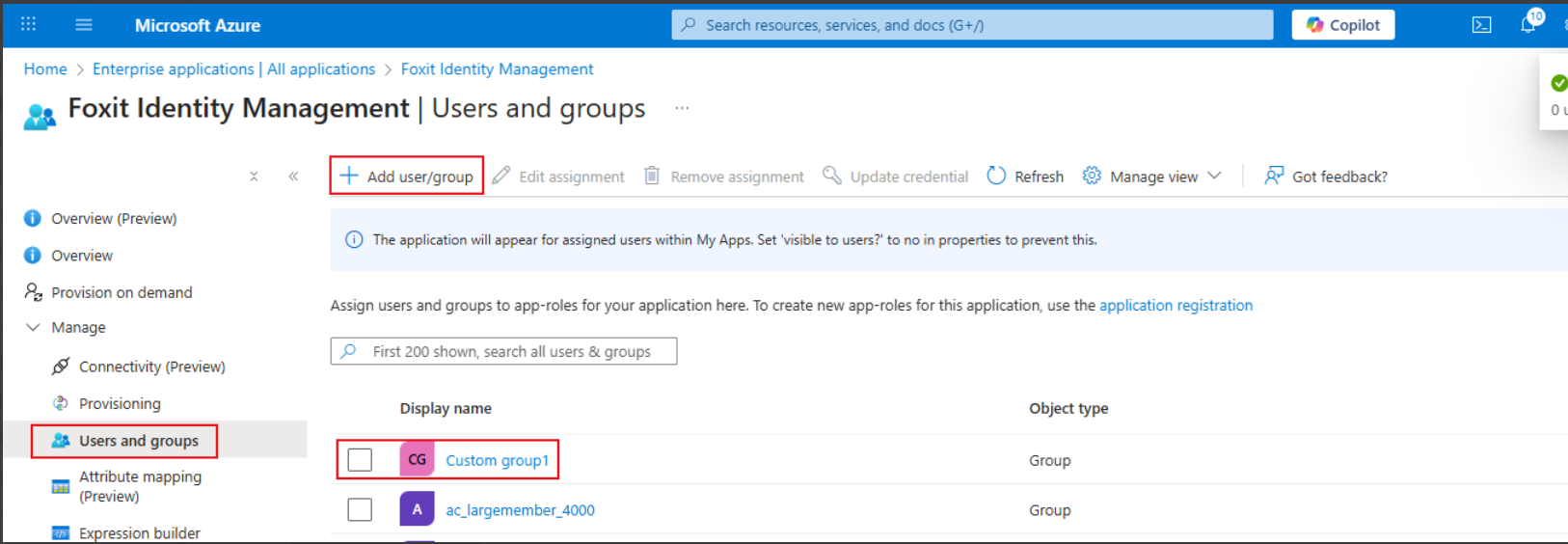 How to configure provisioning for Azure AD
