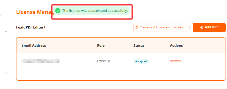 How to transfer Foxit PDF Editor or Foxit PDF Editor+ subscription ...